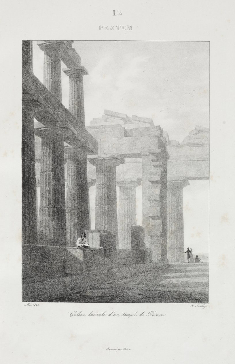Cesta do Itálie v roce 1822 od Jean-Baptiste Isabey