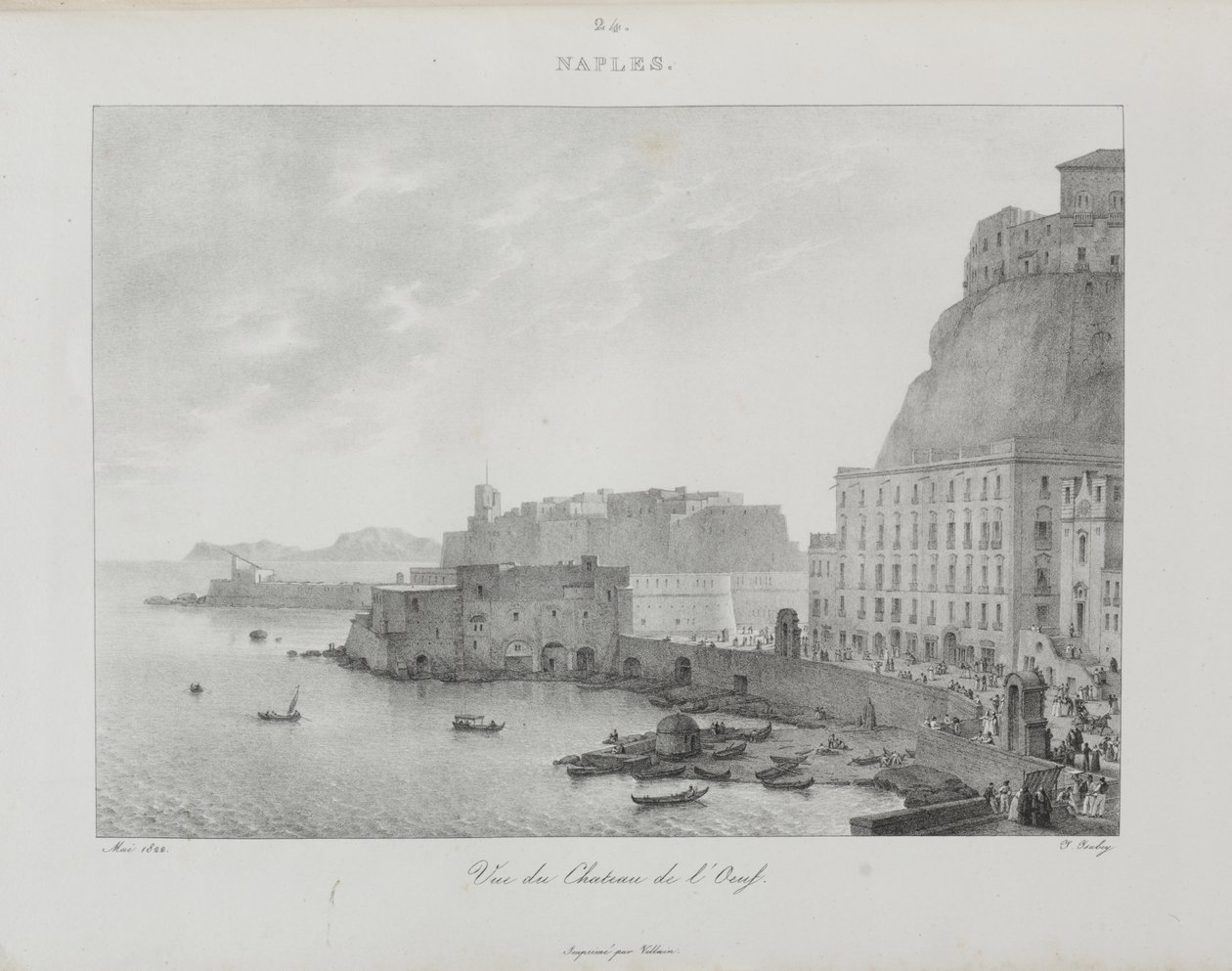 Cesta do Itálie v roce 1822 od Jean-Baptiste Isabey