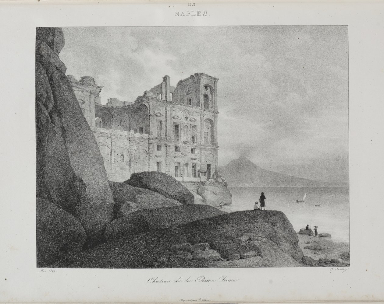 Cesta do Itálie v roce 1822 od Jean-Baptiste Isabey