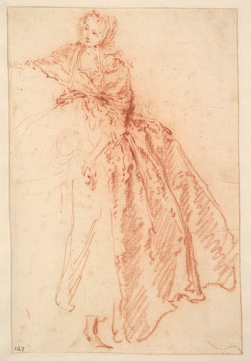 Studie für "M. de Pourceaugnac" od Jean-Baptiste Joseph Pater