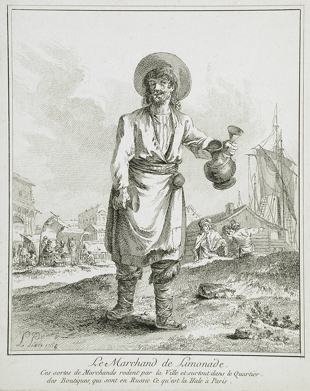 Prodavačka limonády od Jean-Baptiste Le Prince