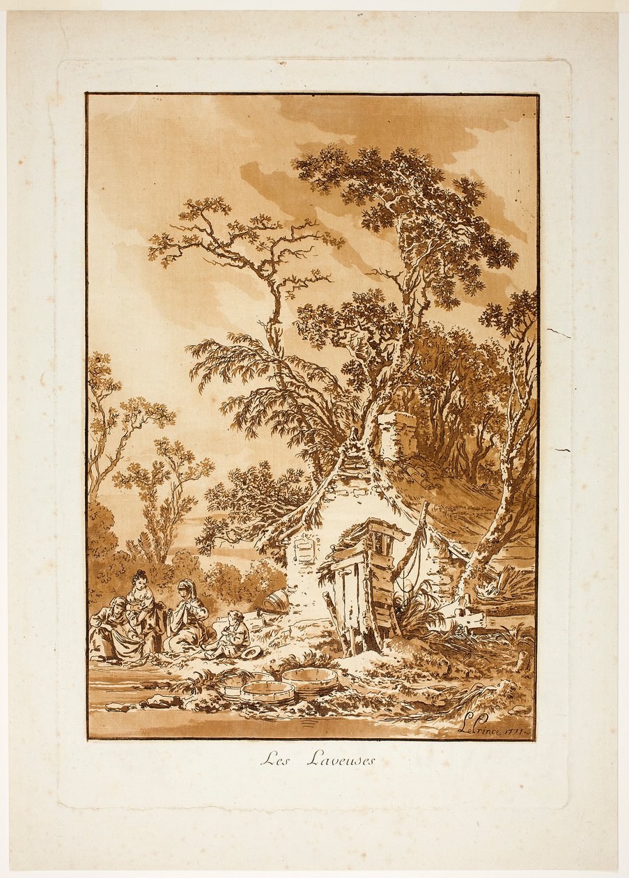 The Washerwomen od Jean-Baptiste Le Prince