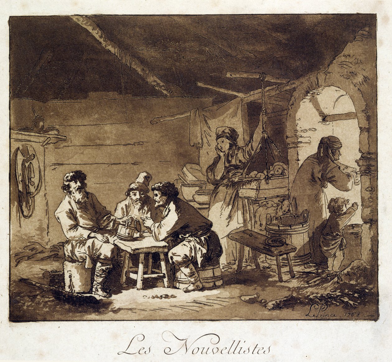 Les Nouvellistes od Jean Baptiste Le Prince