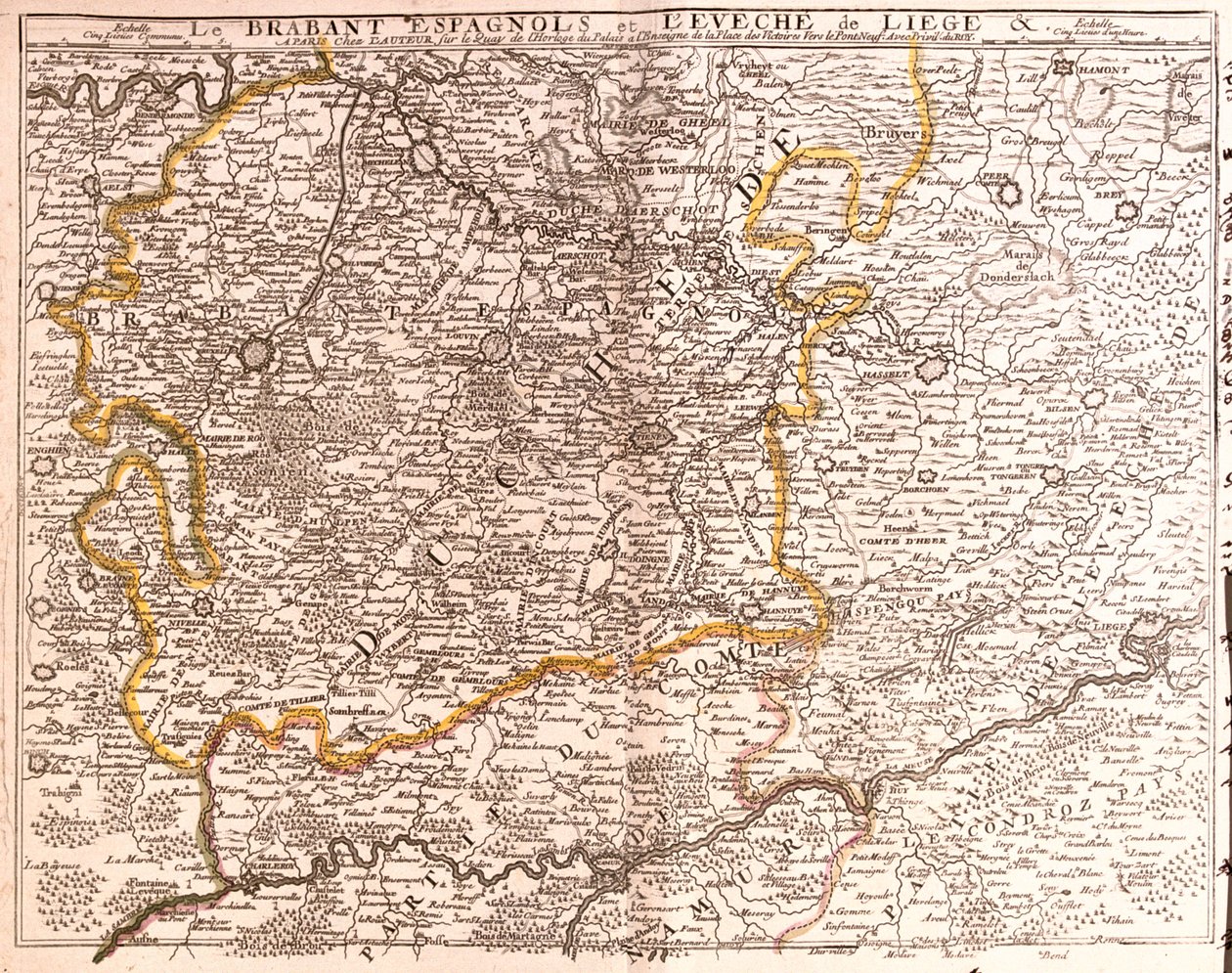 , Belgie od Jean Baptiste Nolin