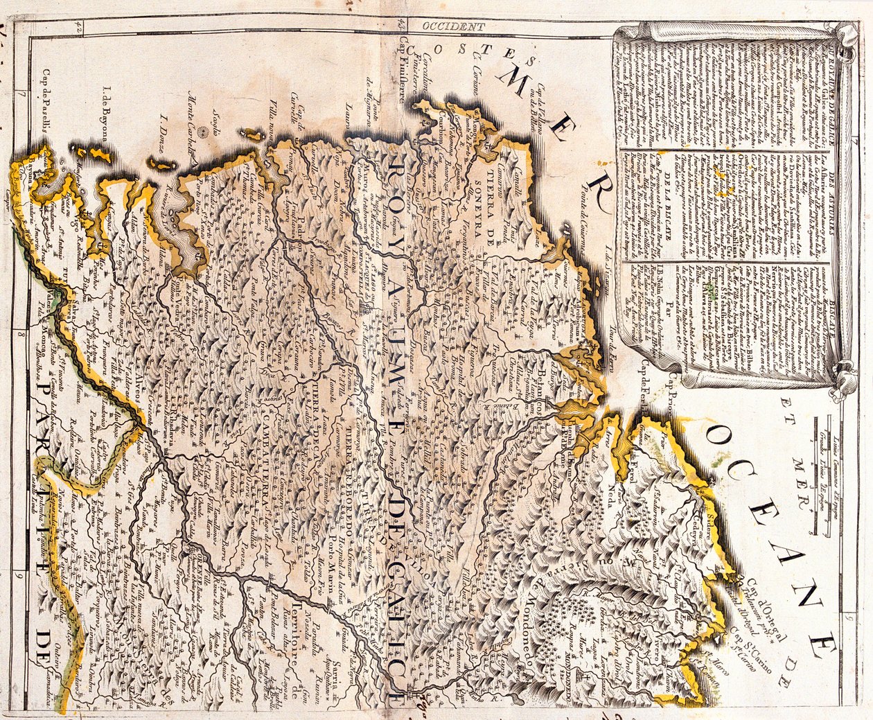 Galicie, Španělsko od Jean Baptiste Nolin