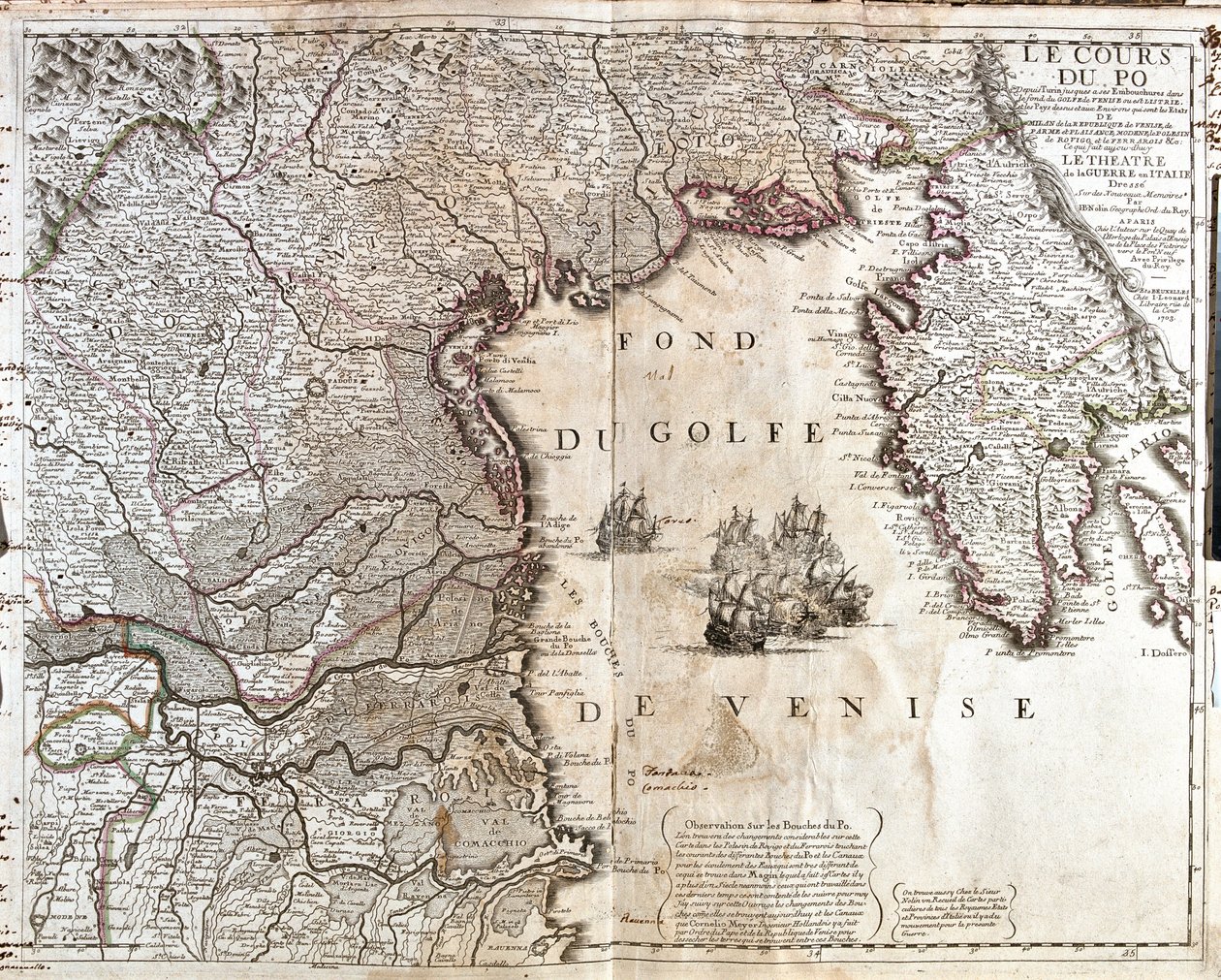 Itálie (Region: Trentino-Alto Adige, Veneto, Friuli-Venezia Giulia, Emilia-Romagna), Slovinsko (Statistický region:Pobřežní Karst), Chorvatsko (Kraj: Istrie) od Jean Baptiste Nolin