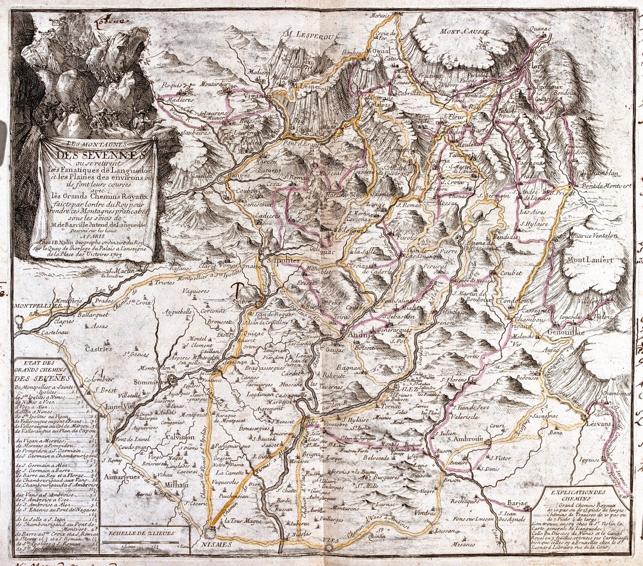 Languedoc-Roussillon, Rhône-Alpes, Francie od Jean Baptiste Nolin