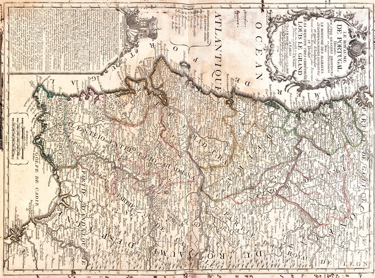 Portugalsko od Jean Baptiste Nolin
