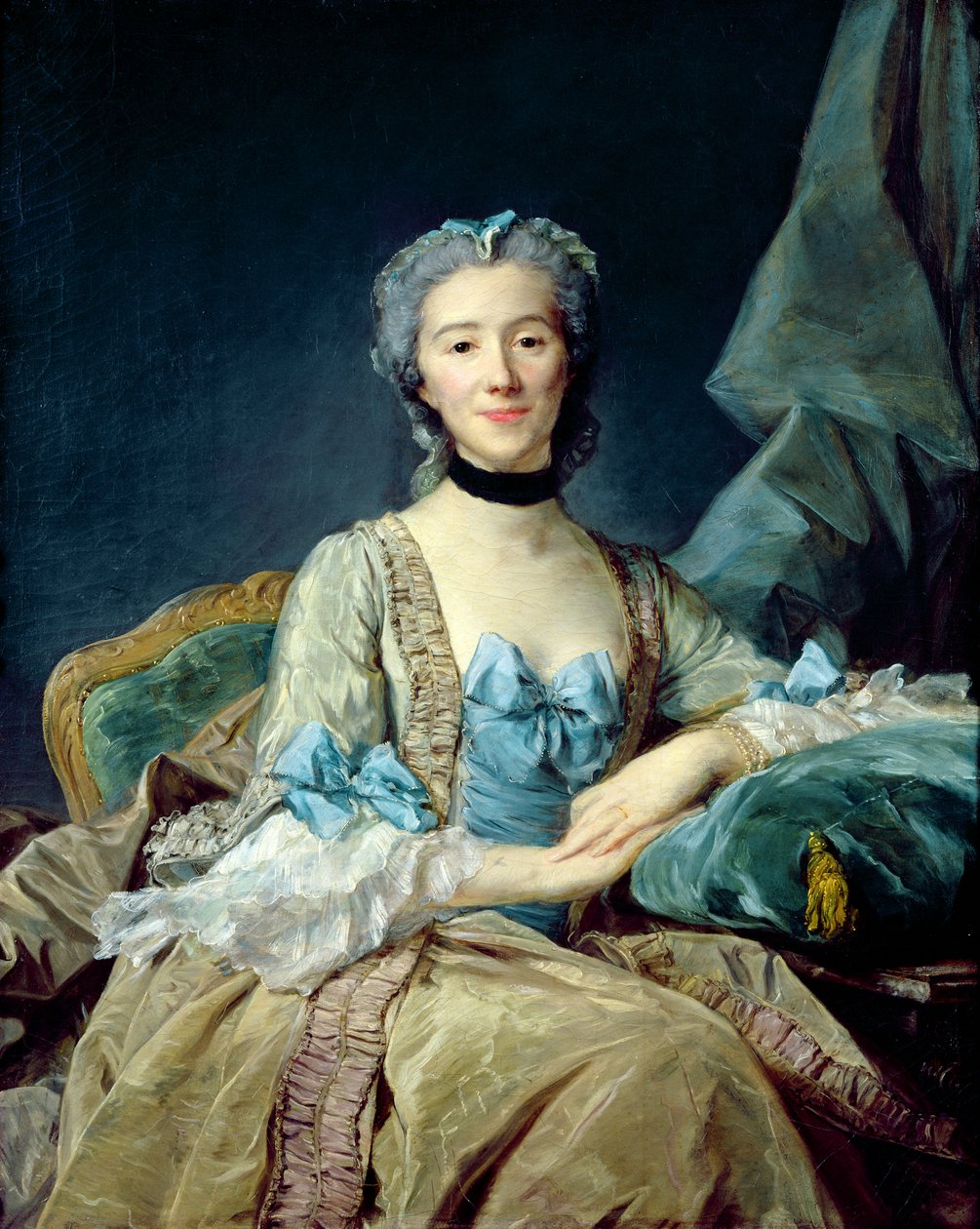 Madame de Sorquainville od Jean Baptiste Perronneau
