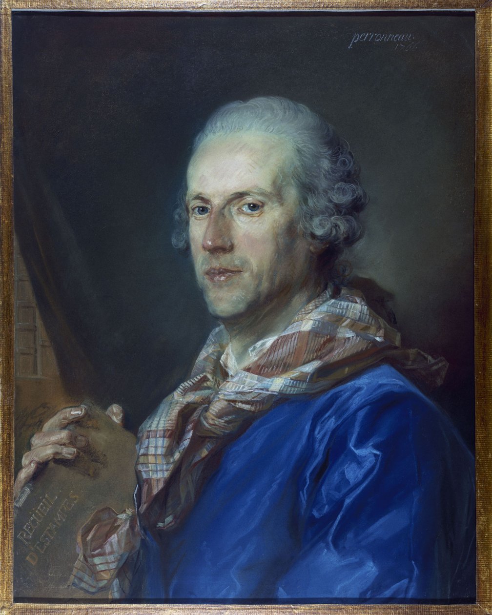 Portrét Charlese Lenormanta du Coudray od Jean-Baptiste Perronneau