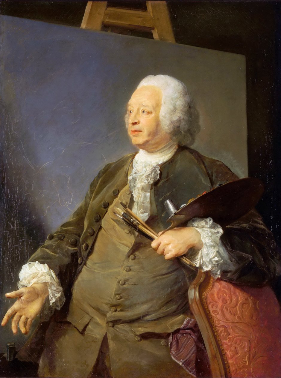 Portrét Jean-Baptiste Oudryho od Jean Baptiste Perronneau