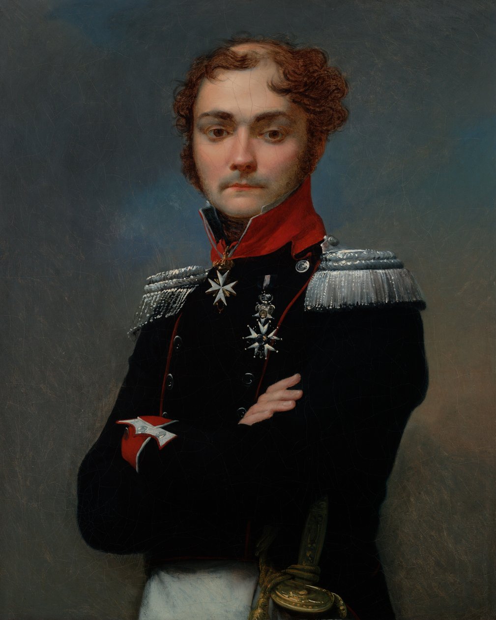 Portrét Charlese-Louise Regnaulta, důstojníka z období napoleonských válek od Jean-Baptiste Regnault