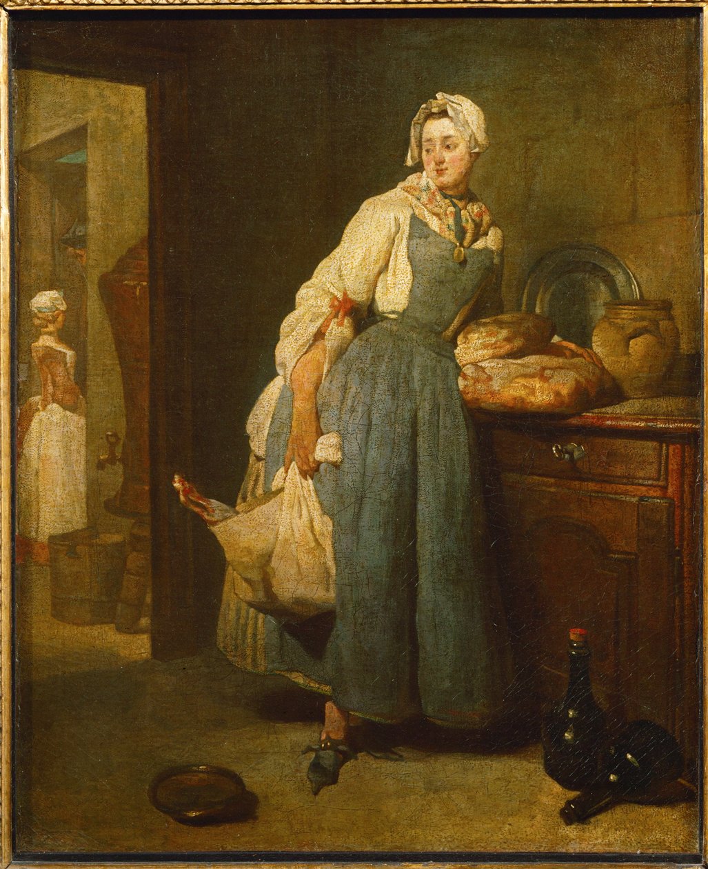 La Pourvoyeuse - cateress ... od Jean Baptiste Simeon Chardin
