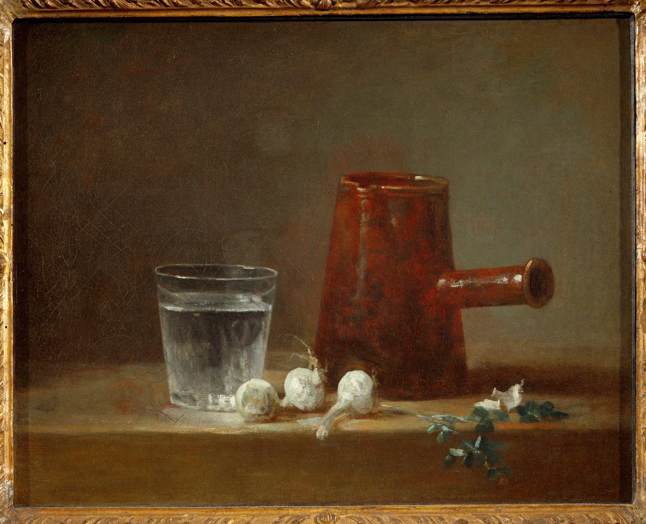 Hrnec (malba na plátně) od Jean-Baptiste Simeon Chardin
