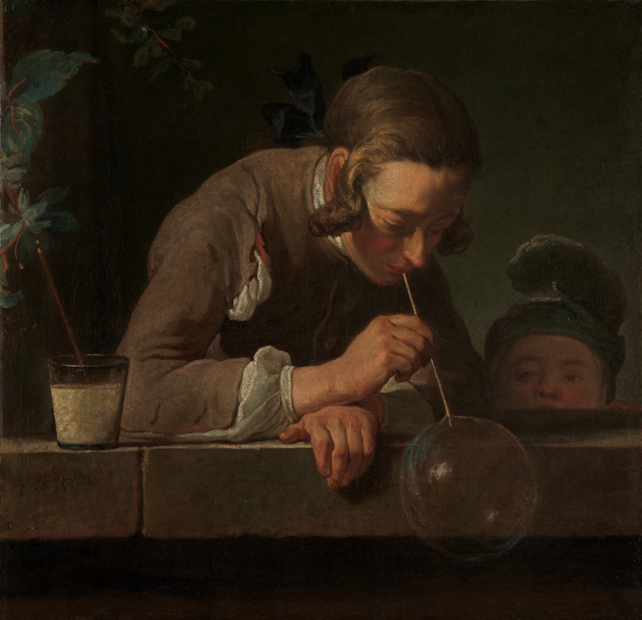Soap Bubbles, c.1733-34 (olej na plátně) od Jean Baptiste Simeon Chardin