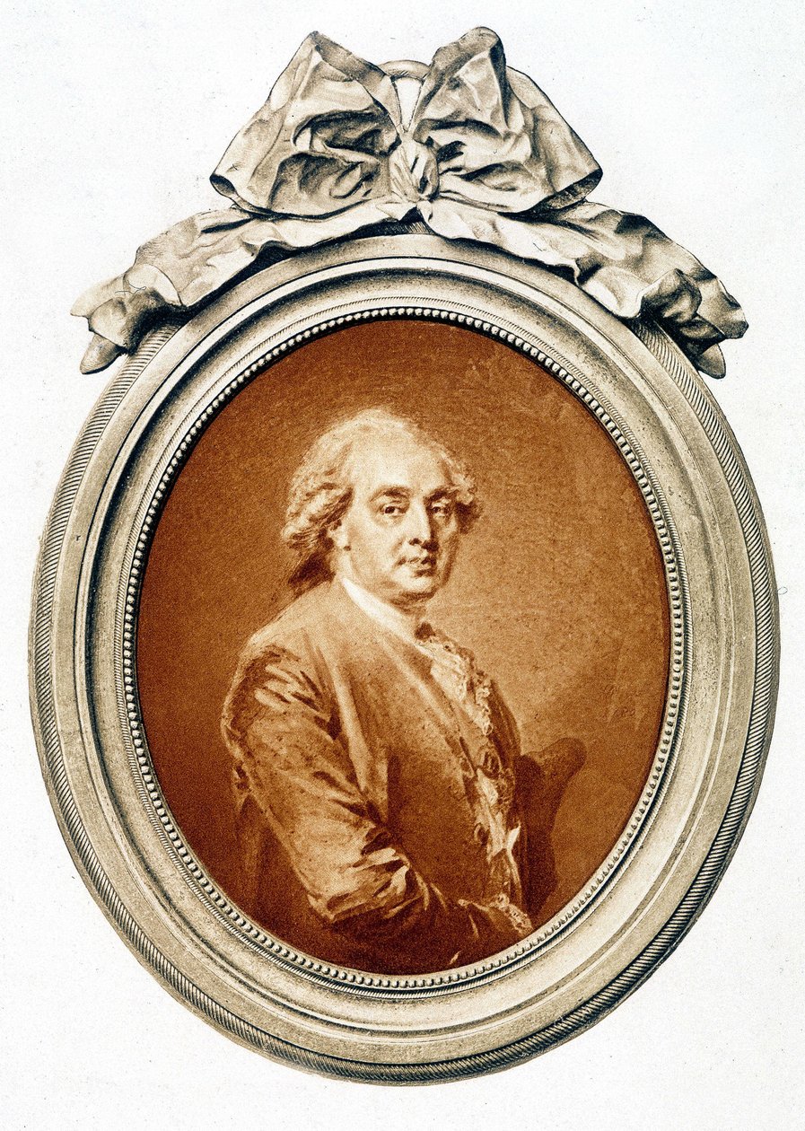 Portrét Charlese Clauda de Flahaut de la Billarderie (1730-1809), hraběte z Angiviller od Weyglera od Jean Baptiste Weyler