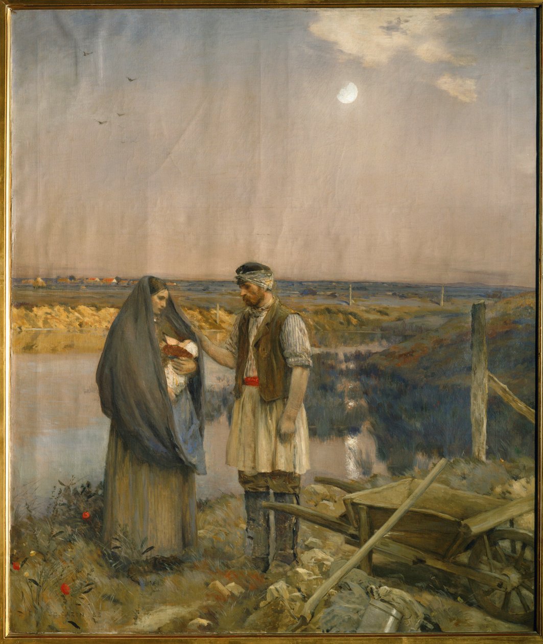 Konec dne (malba na plátně) od Jean-Charles Cazin