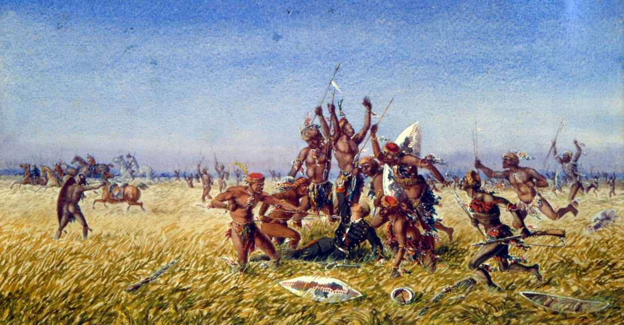 Le princ imperial je zabit v Zululandu od Jean Charles Pellerin