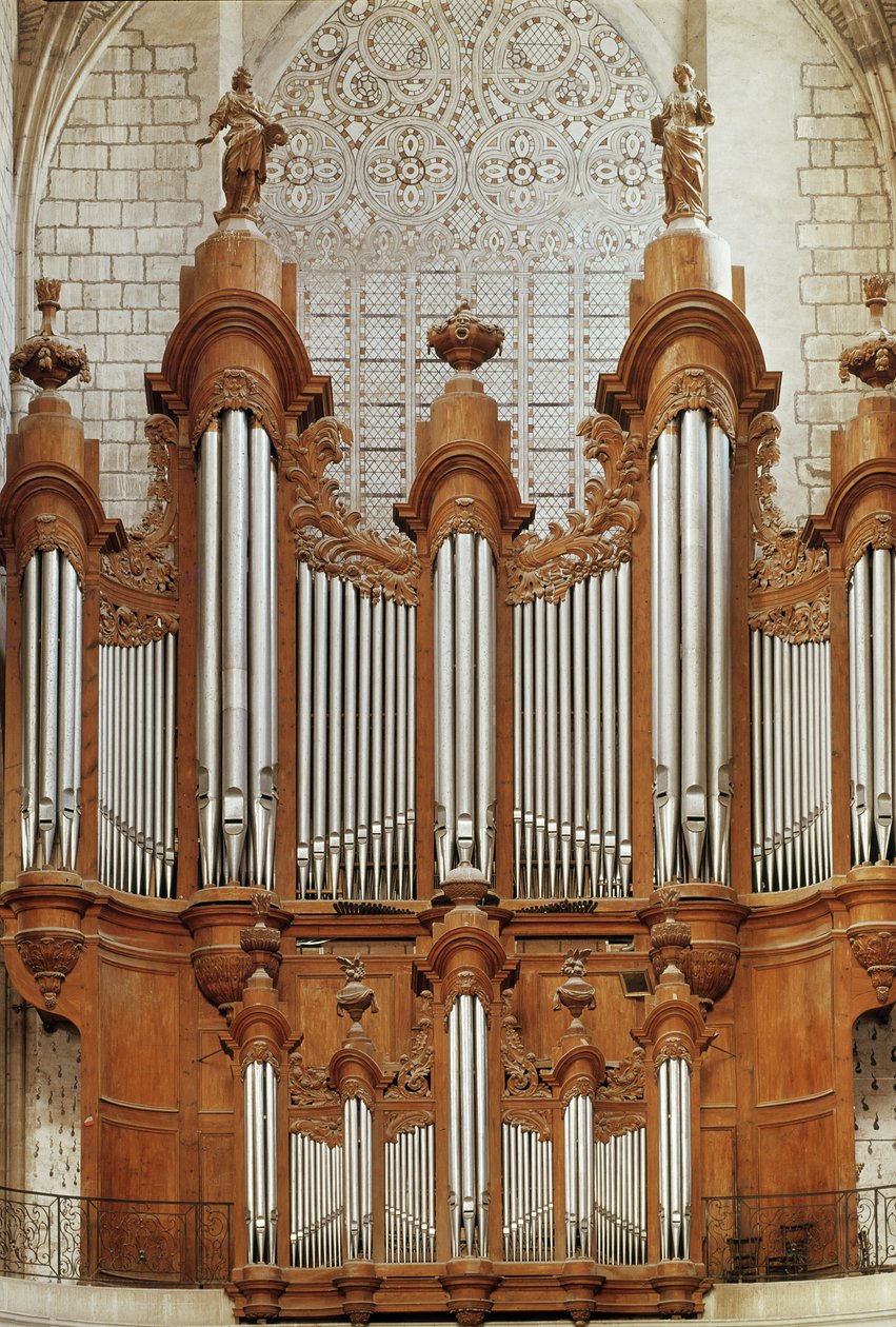 Varhany Saint-Maximin-la-Sainte-Baume, 1773 (dřevo a kov) od Jean Esprit Isnard