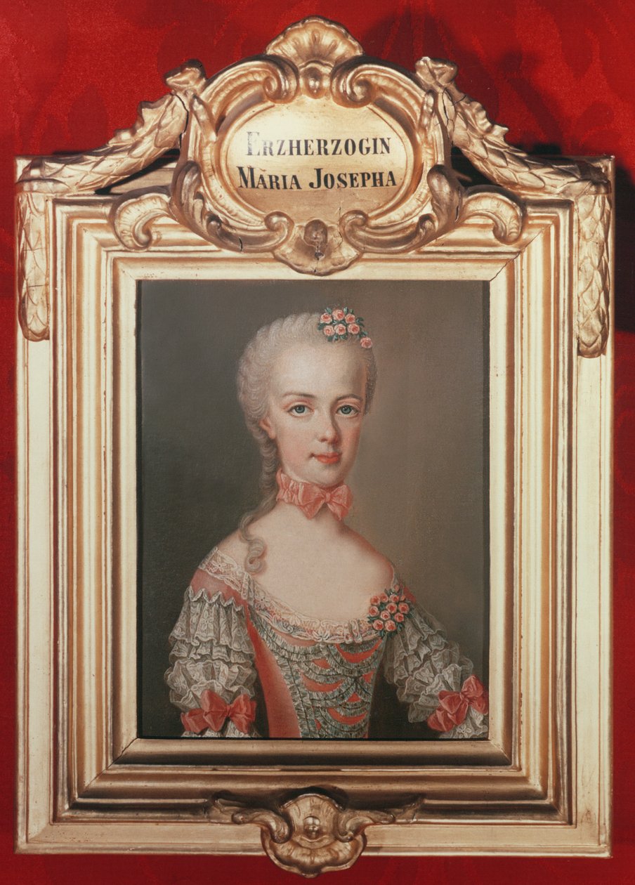 Arcivévodkyně Marie Josefa (1751-67), dcera Františka I. a císařovny Marie Terezie Rakouské, 1762 od Jean Étienne Liotard