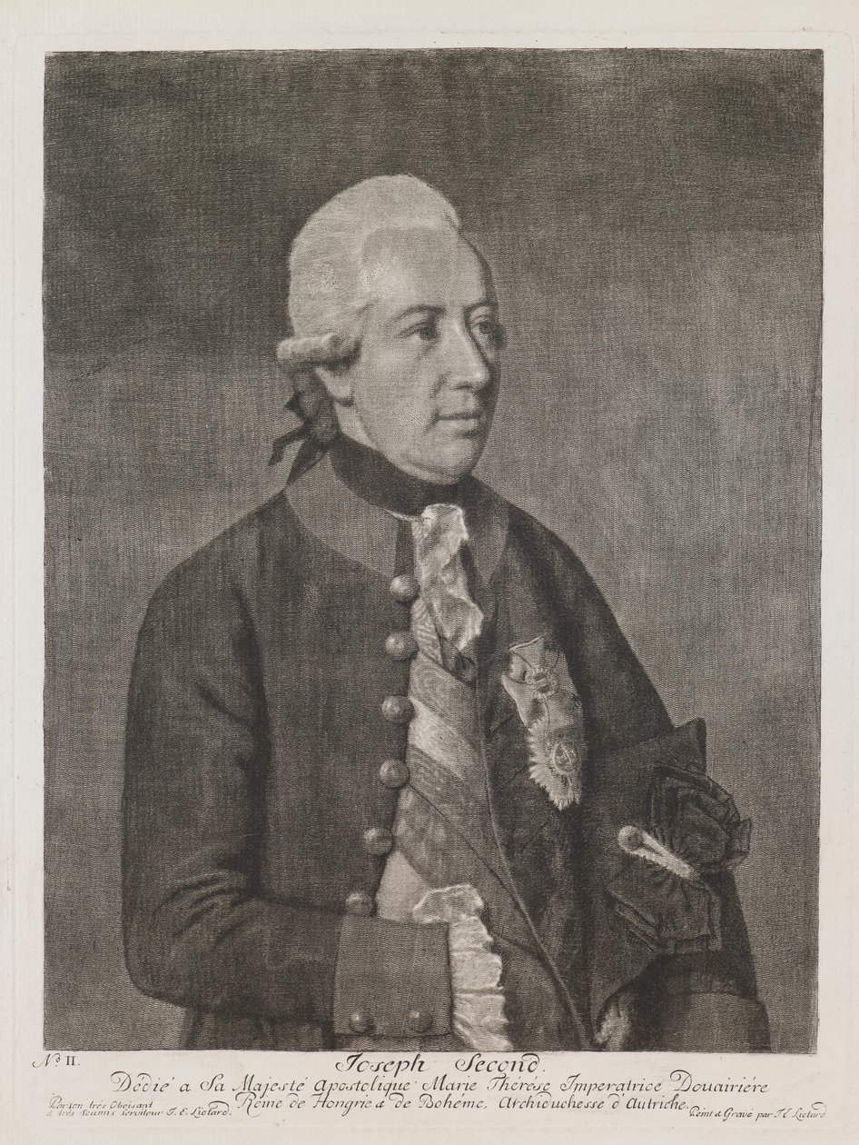 Josef II., císař rakouský od Jean-Étienne Liotard