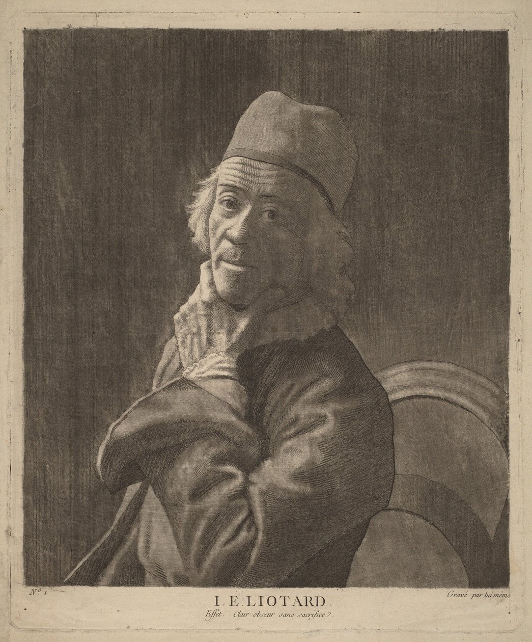 Autoportrét od Jean-Étienne Liotard