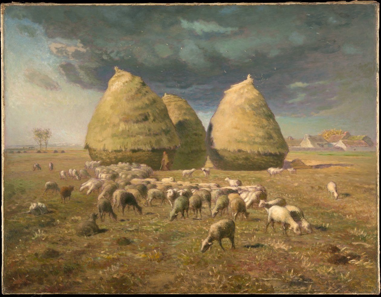 Kupky sena: podzim od Jean-Francois Millet