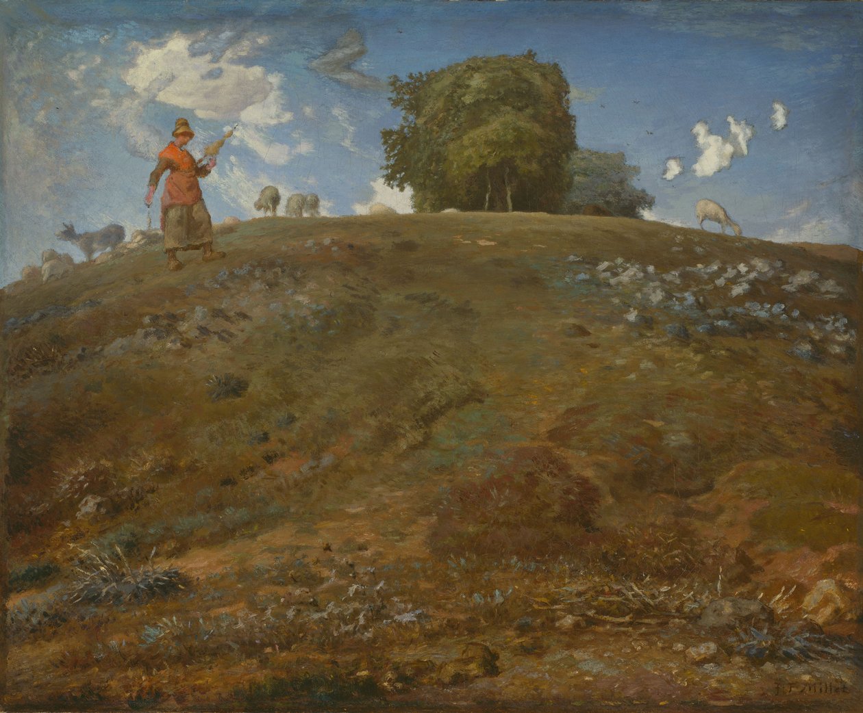 V Auvergne od Jean-Francois Millet