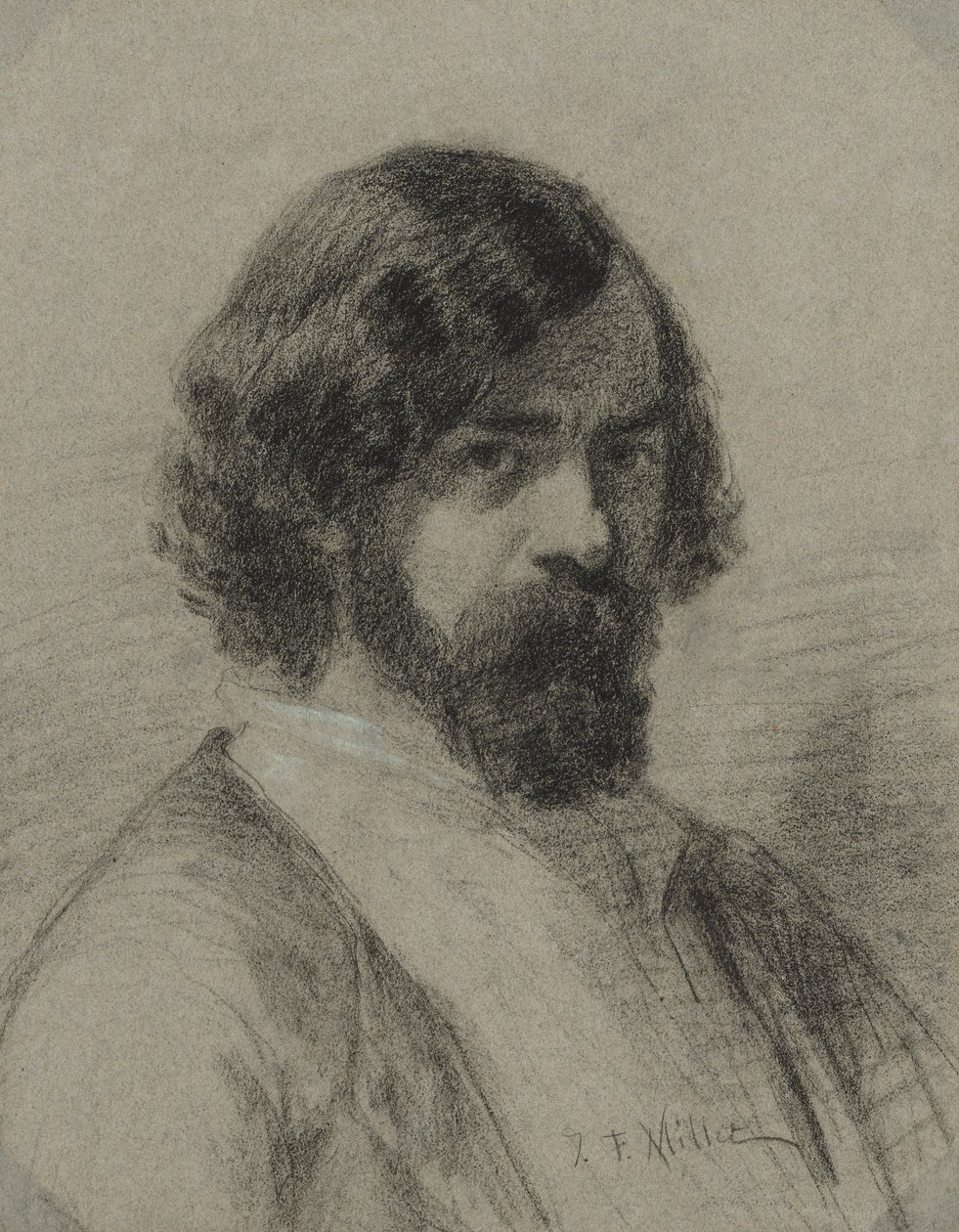 Portrét Narcisse Virgile Diaz de la Peña od Jean Francois Millet