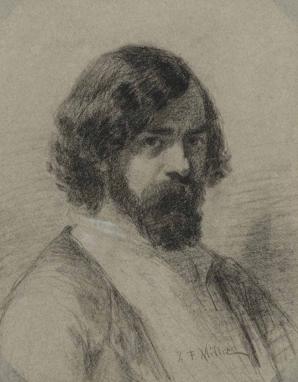 Portrét Narcise Virgila Diaze de la Peña od Jean-Francois Millet