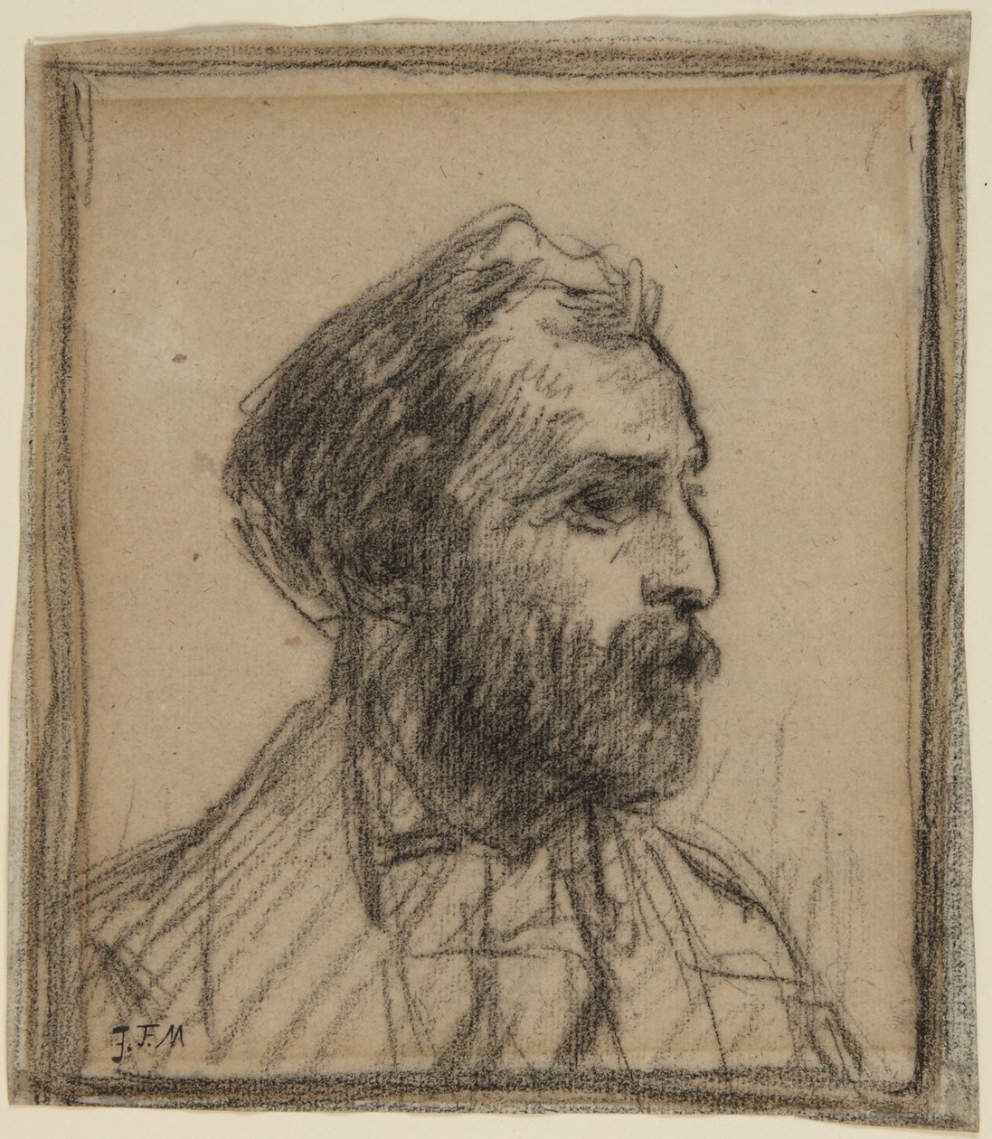 Portrét Williama Morrise Hunta od Jean-Francois Millet