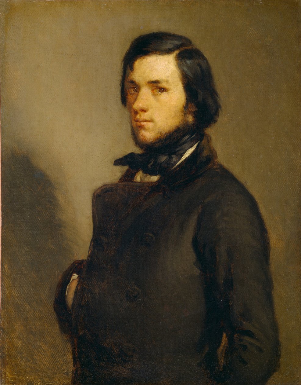 Portrét muže od Jean-Francois Millet