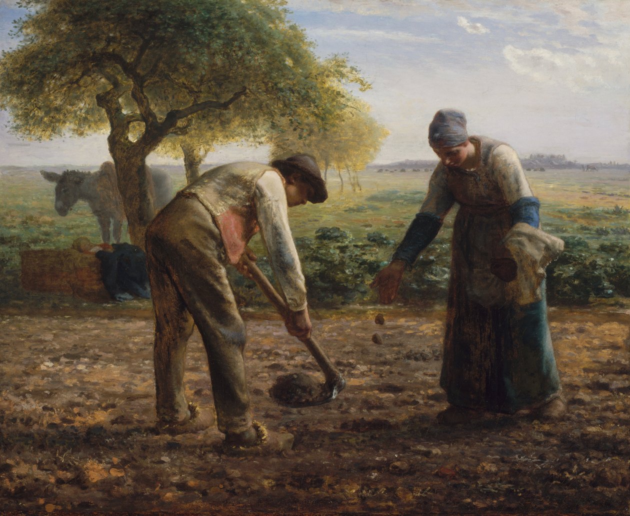 Sázecí stroje na brambory od Jean-Francois Millet