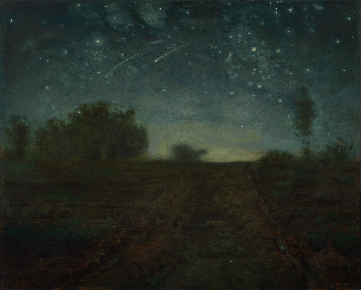 Hvězdná noc od Jean-Francois Millet