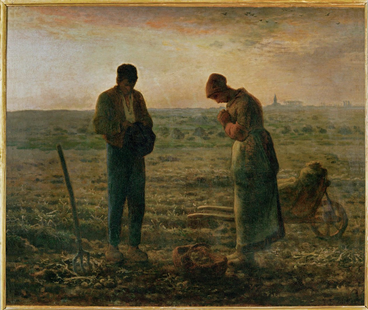 Anděl Páně (olej na plátně) od Jean-Francois Millet