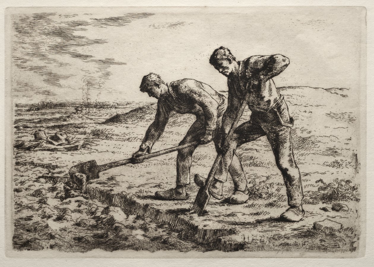 Diggers od Jean-Francois Millet