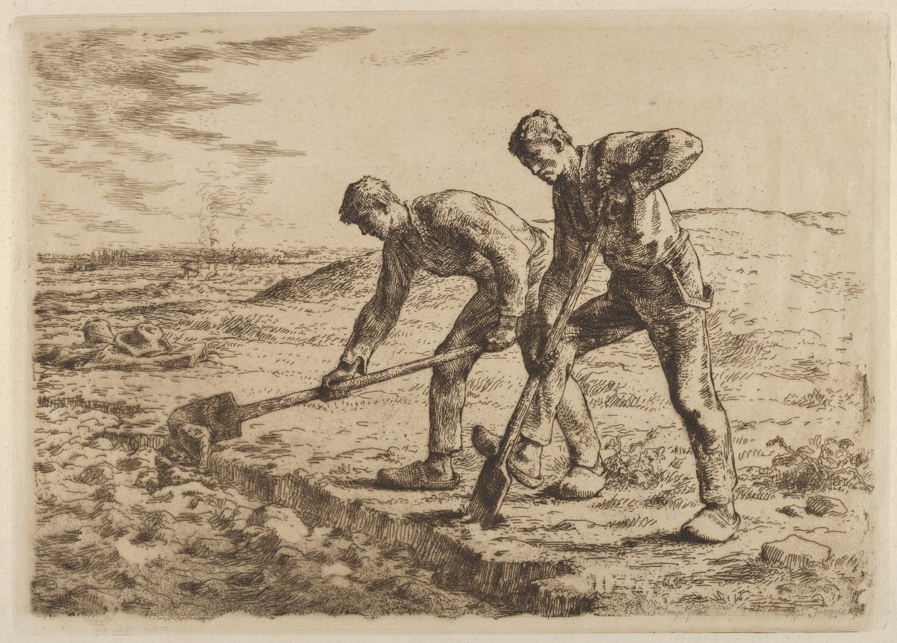 Kopáči od Jean-Francois Millet