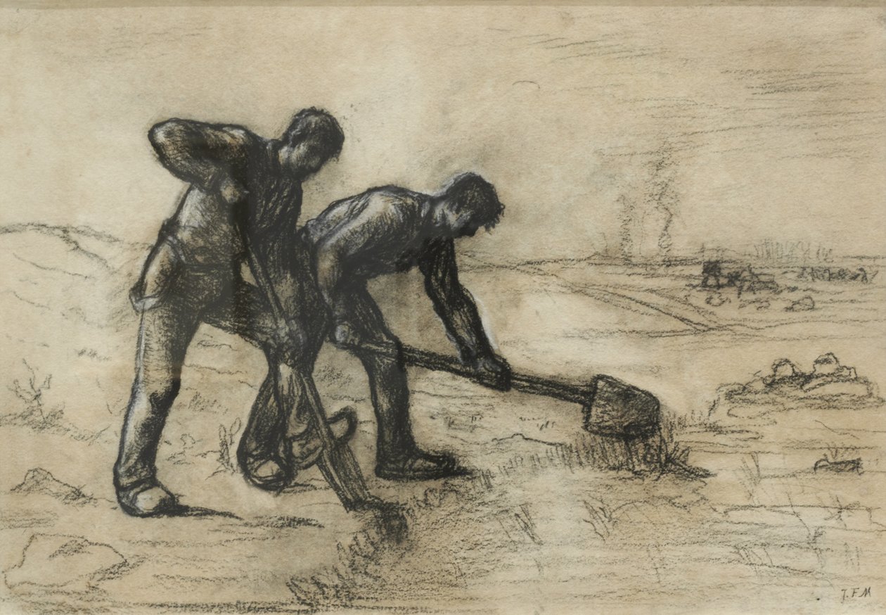Die Gräber od Jean-Francois Millet