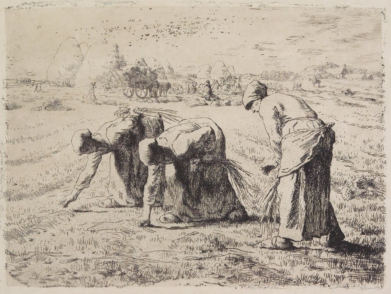 Die Ährenleserinnen od Jean-Francois Millet