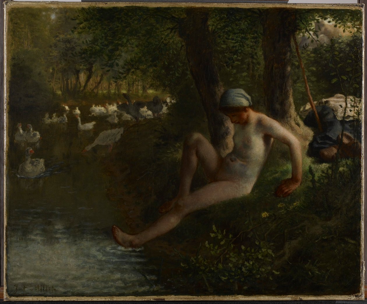 Husařka od Jean-Francois Millet