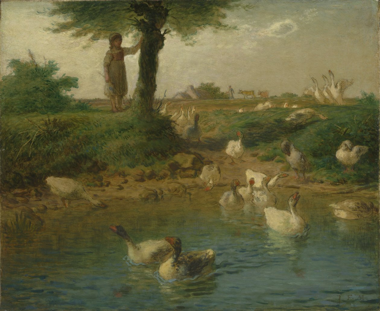 Husařka od Jean-Francois Millet