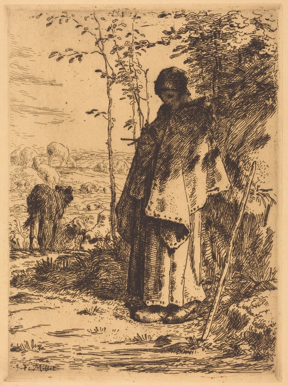 Die große Schäferin od Jean-Francois Millet