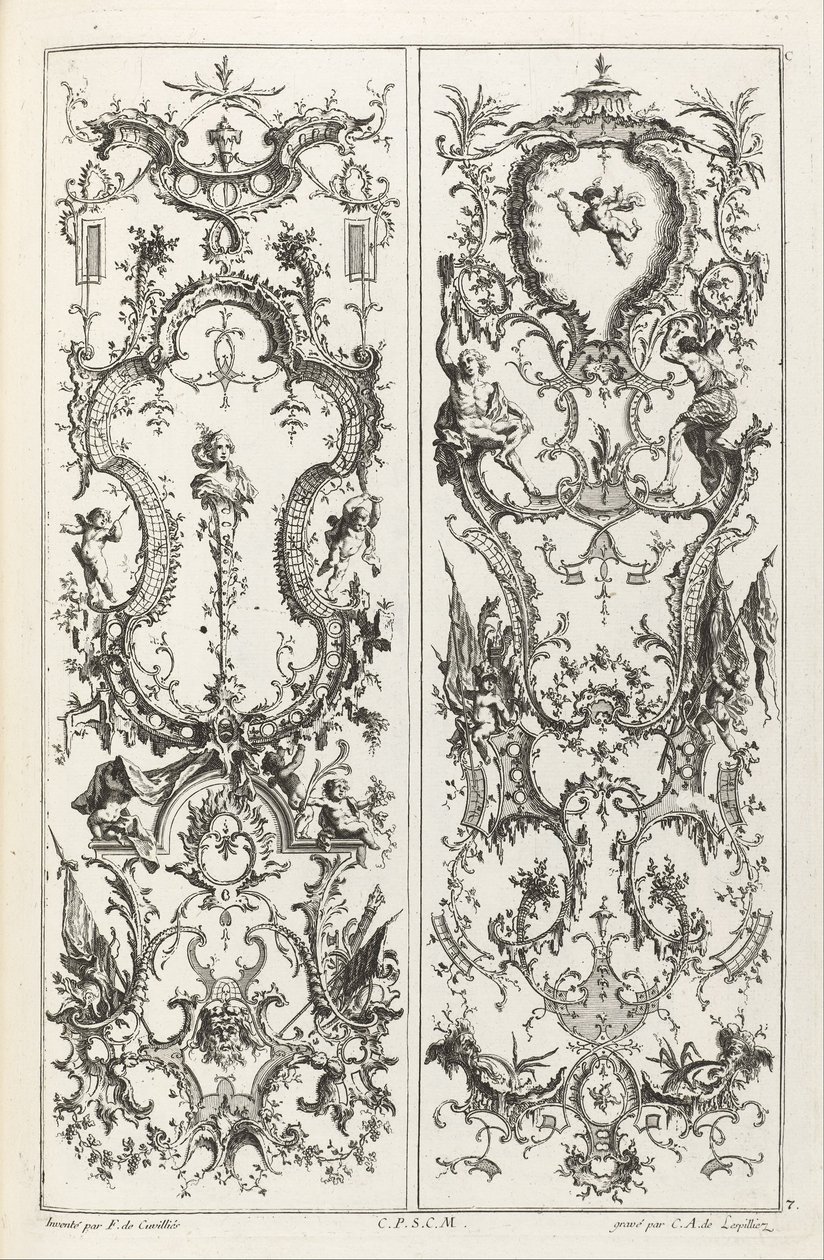 Kniha ozdob od Jean François Cuvilliés
