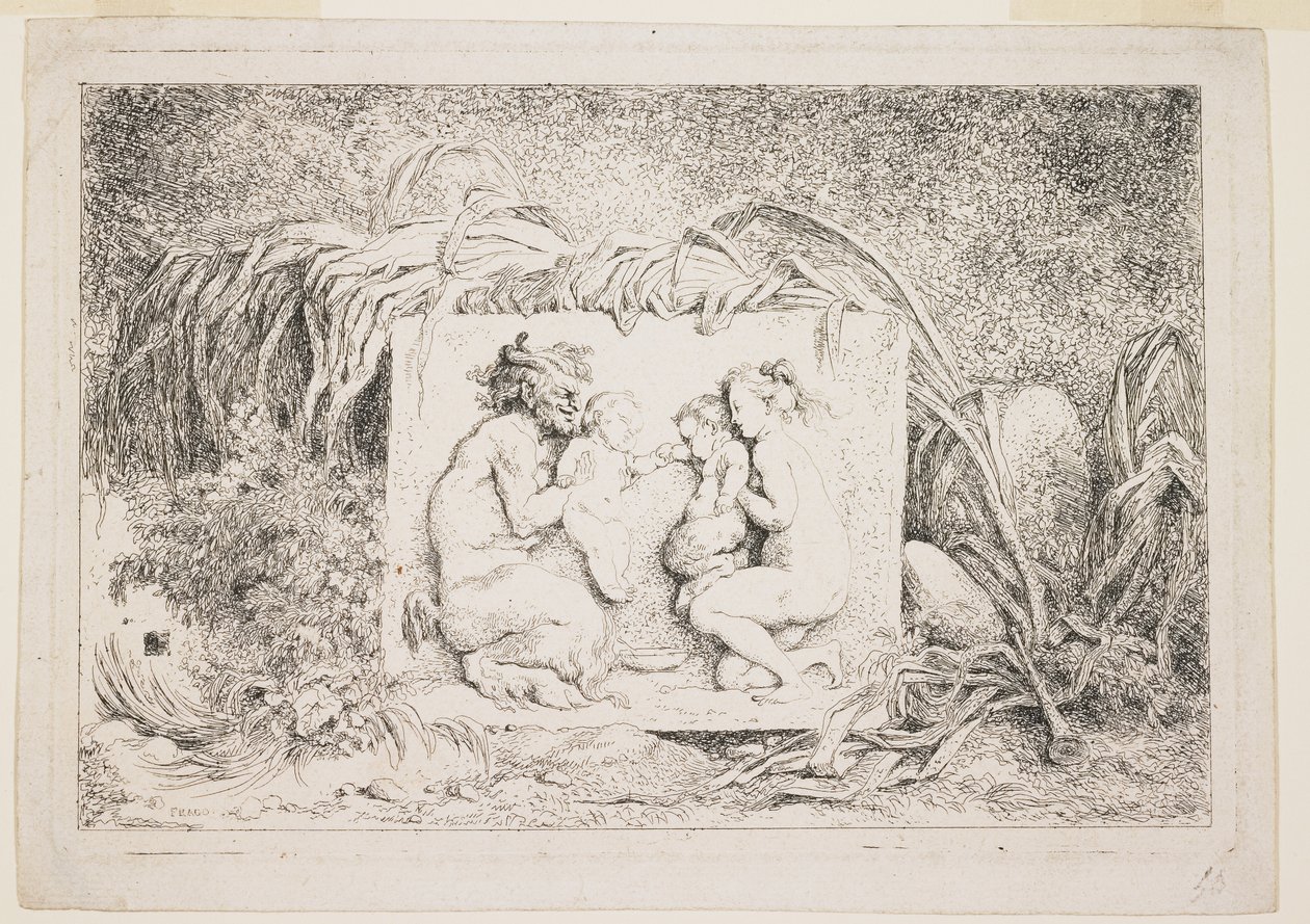 The Family of the Satyr, 1763 od Jean Honore Fragonard