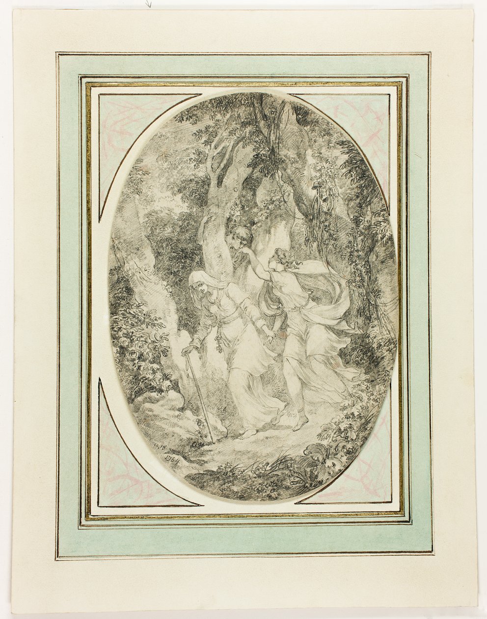 Alegorie-Ingeniální láska od Jean-Honore Fragonard