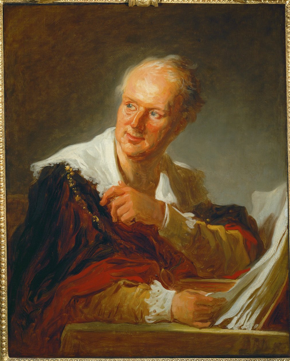 Denis Diderot, francouzský spisovatel, filozof, vědec a ... od Jean Honore Fragonard
