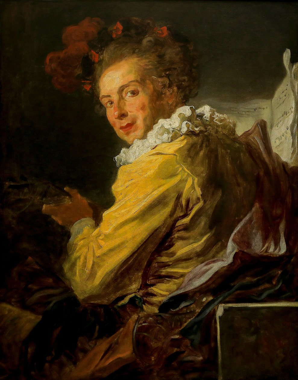 Fantasy Figura. Portrét Monsieyr de La Bretèche od Jean Honore Fragonard