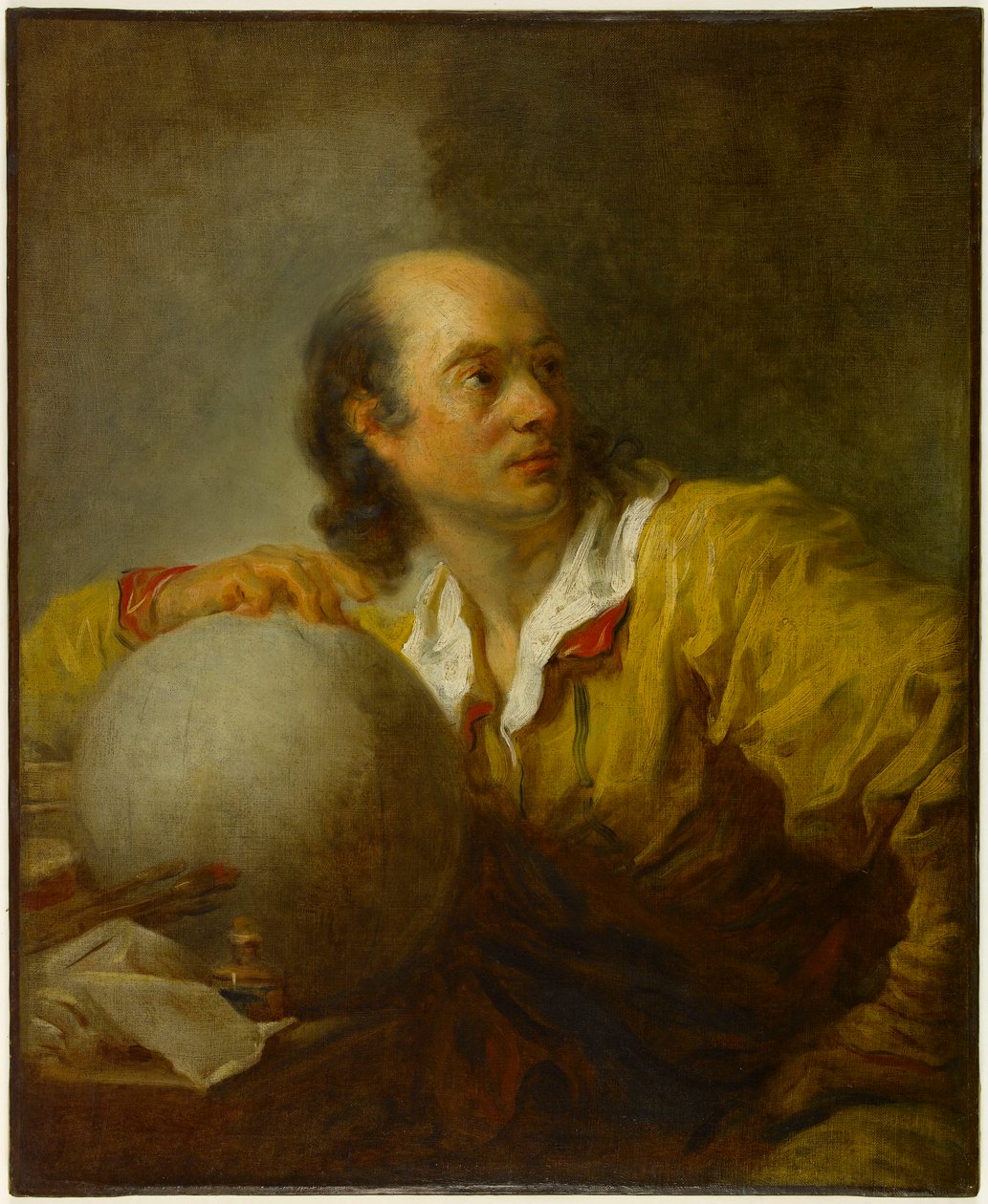 Jérôme de La Lande (1732-1807) od Jean-Honore Fragonard