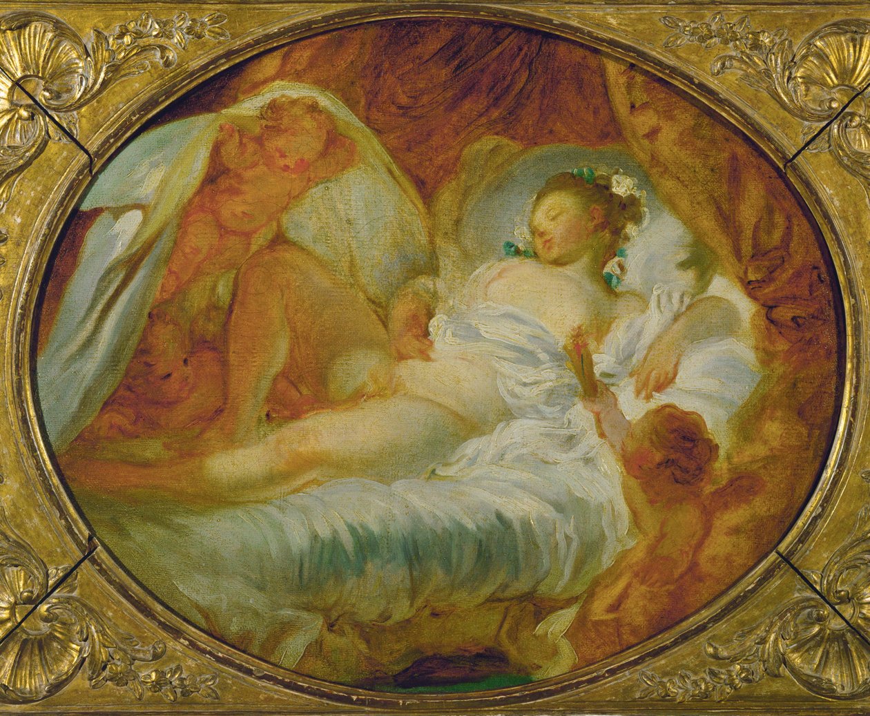 Soudek se střelným prachem... od Jean Honore Fragonard