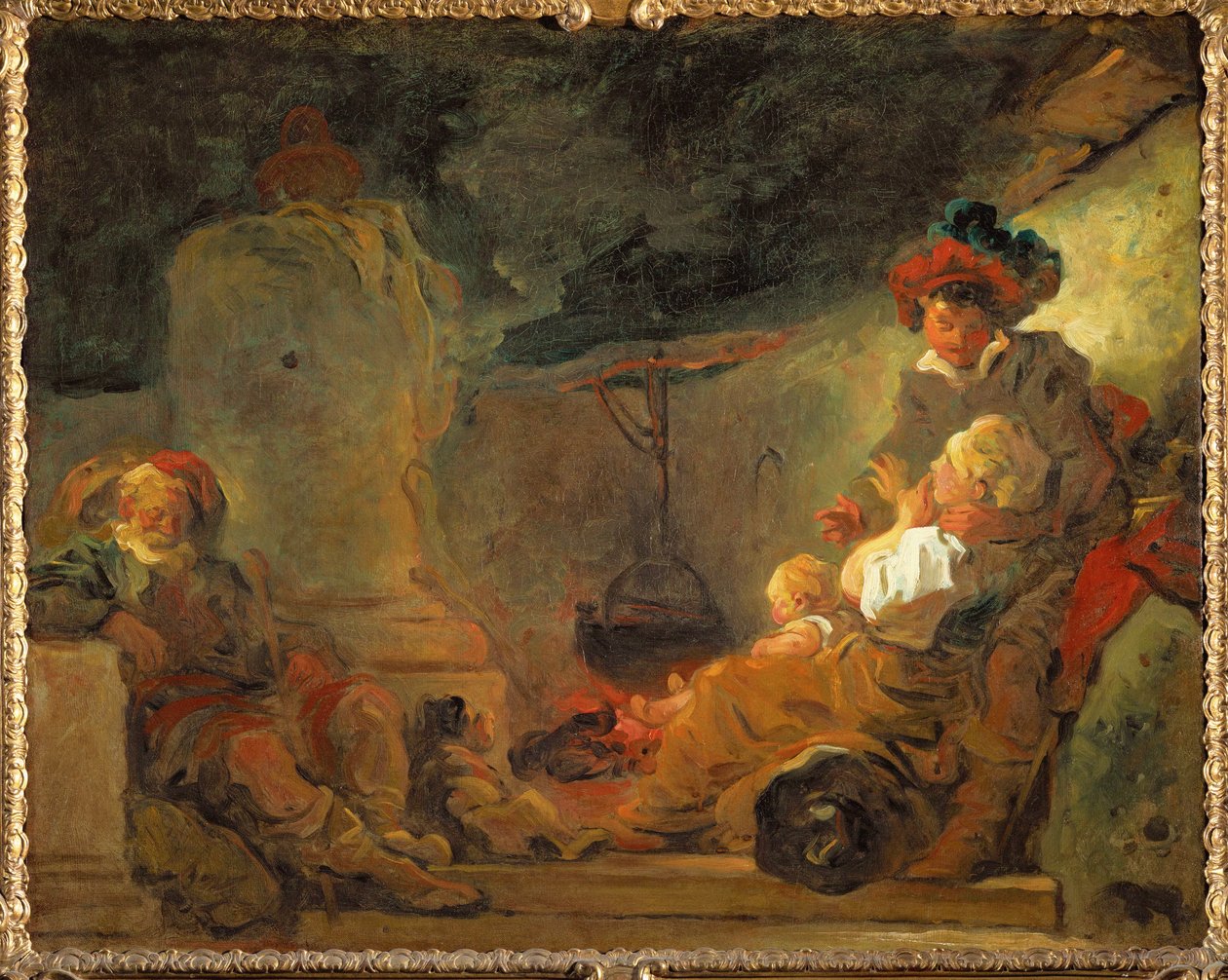Žebrákův sen ... od Jean Honore Fragonard